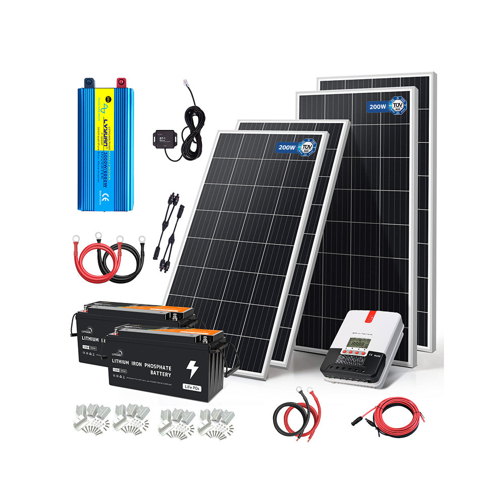 CE-Certified Solar Components - Lithium Batteries & MPPT Controller