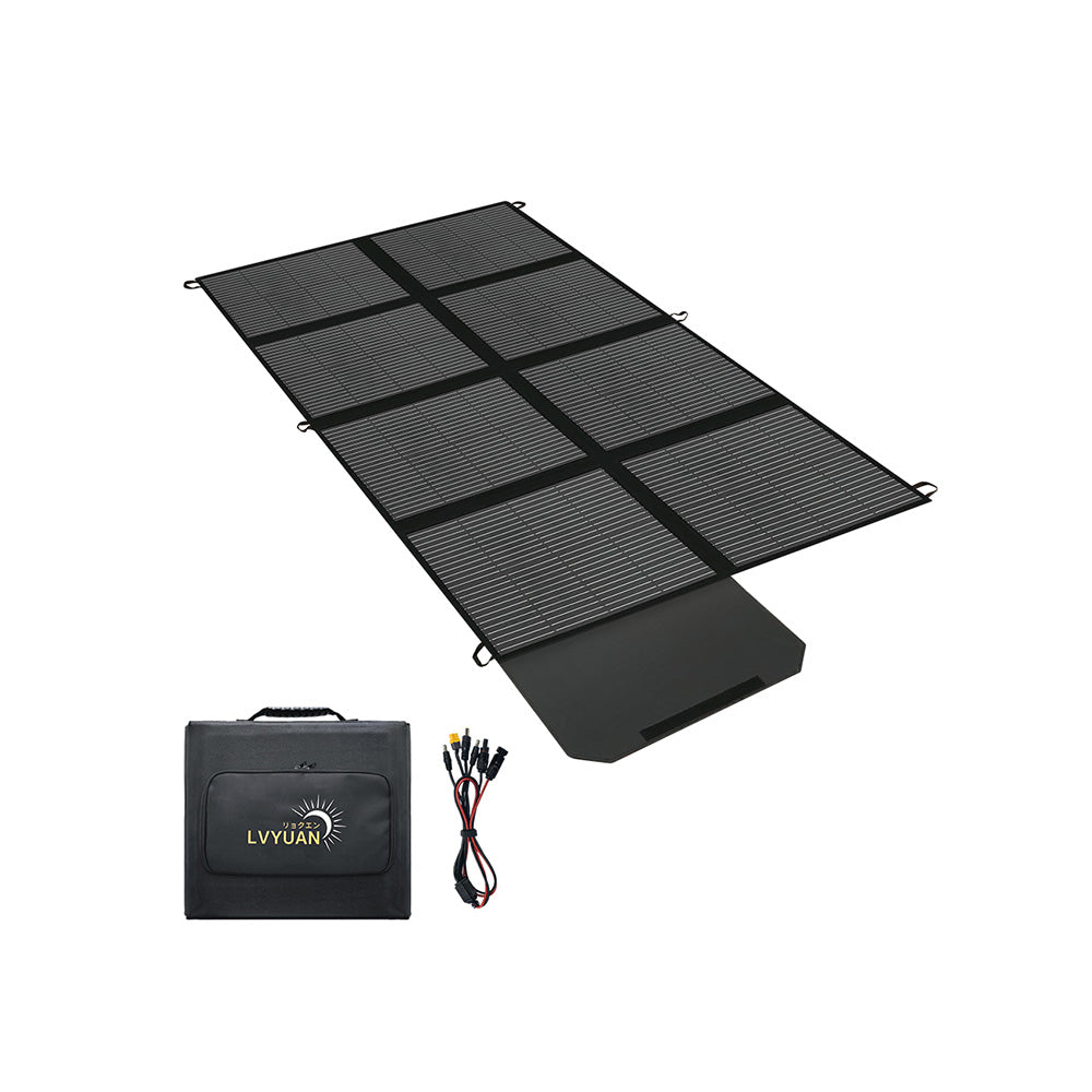 Off-Grid Cabin Solar Array – 300W Panel Powering Household Appliances