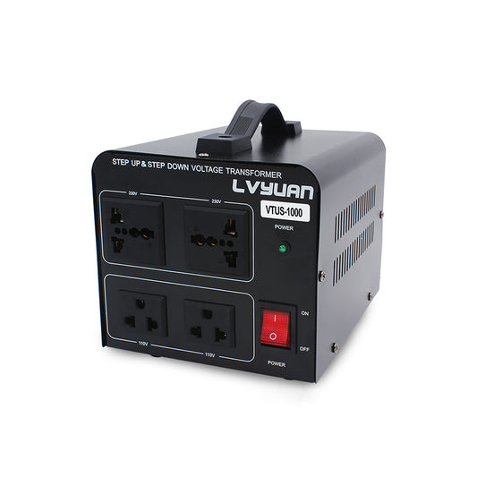 1000W Dual Voltage Transformer – 110V-220V Conversion for Home & RV Use