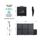 Compact 120W Panel Mounted on RV Roof – Off-Grid Power Solution
