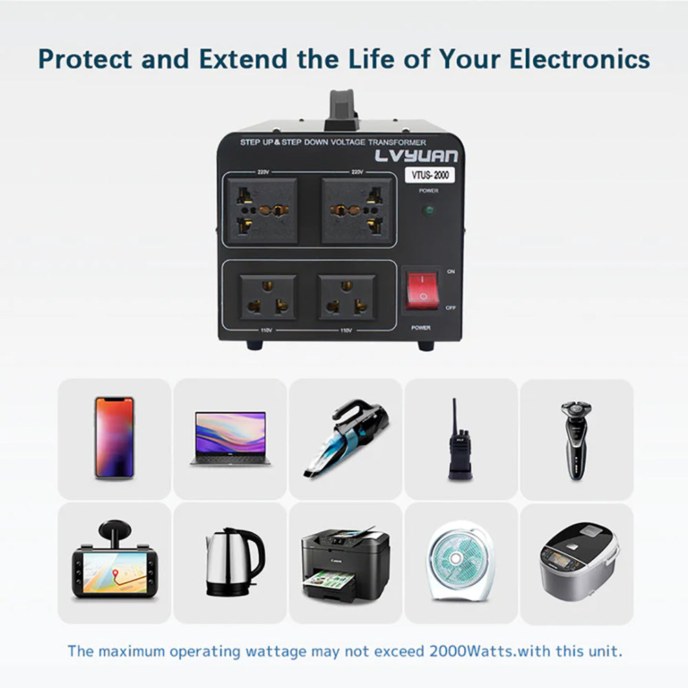 CE/UL/RoHS Certified 2000W Transformer – Commercial-Grade Durability