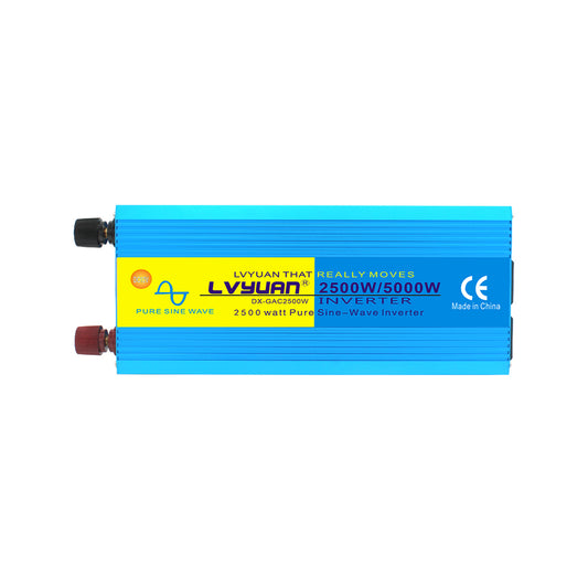 2500W Pure Sine Wave Power Inverter 12V/24V to 110V/220V