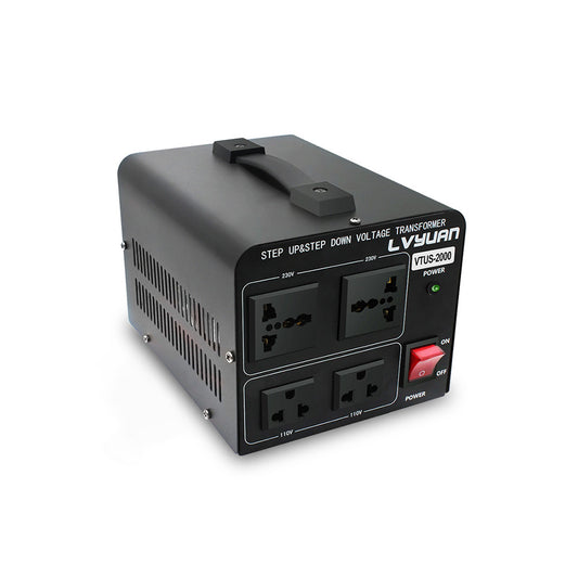 3000W High-Capacity Voltage Converter – Dual 110V-220V for Large Appliances
