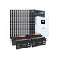 Dual 100Ah Lithium Batteries for 5000W Solar System - 4000+ Cycle Lifespan