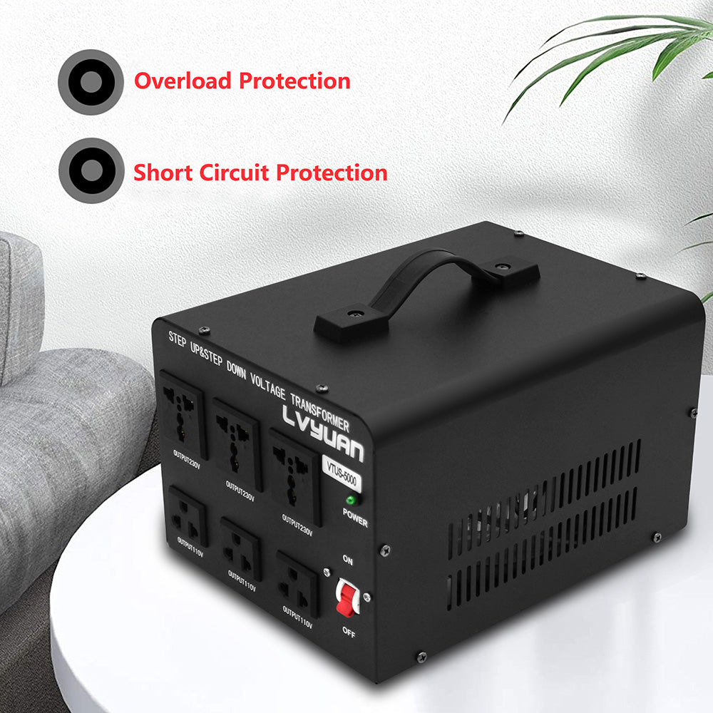 CE/UL/IEC Certified 5000W Transformer – Industrial & Home Backup Use
