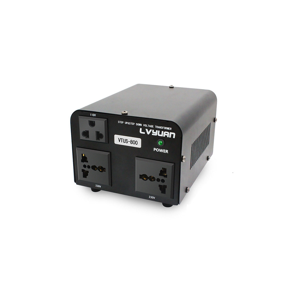 800W Voltage Converter Transformer – Dual 110V-220V for Home & Travel Use