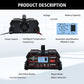 Commercial-Grade 200W Battery Charger – Supports LiFePO4 & Lead-Acid, Built-in Fan Cooling & Fault Alarms