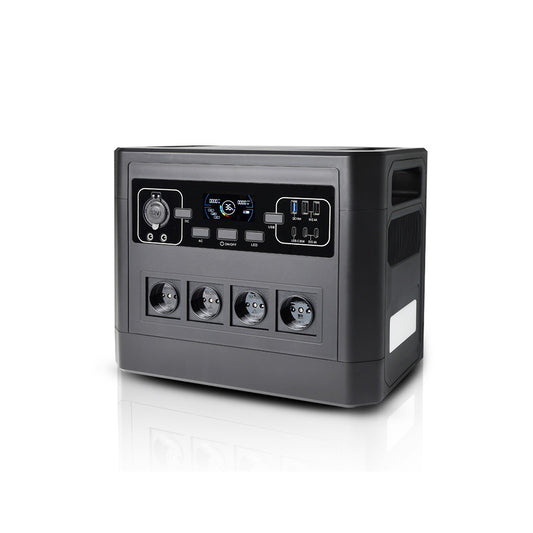 2016Wh Portable Power Station with 2000W Pure Sine Wave & Solar Input