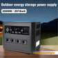 High-Capacity 2016Wh Power Station for RV Trips and Outdoor Events